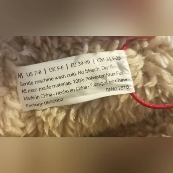 NWT Dearfoam Slippers Size 7-8 - Picture 6 of 8